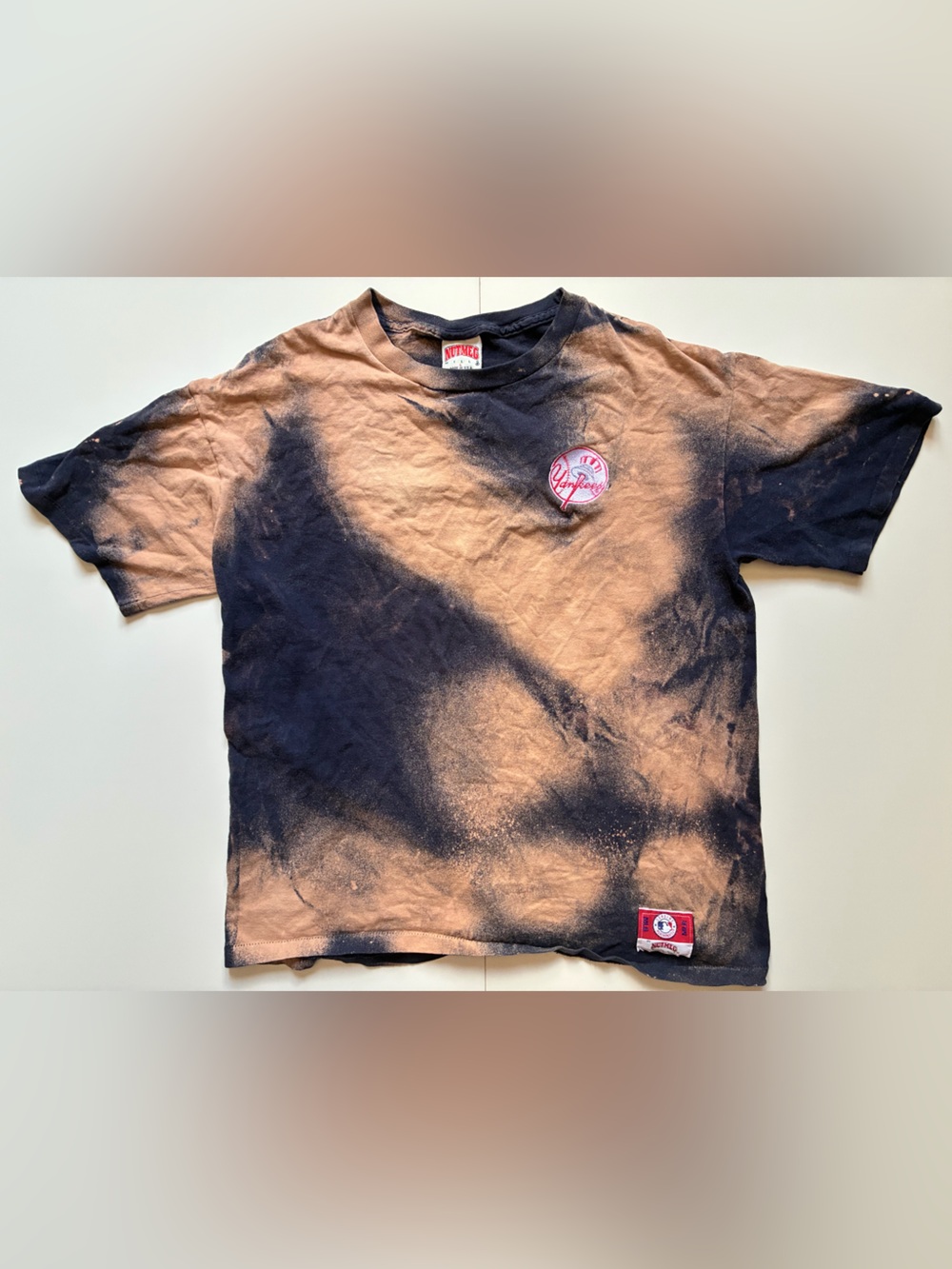 Vintage Nutmeg New York Yankees Tie-Dye T-Shirt - Size Large